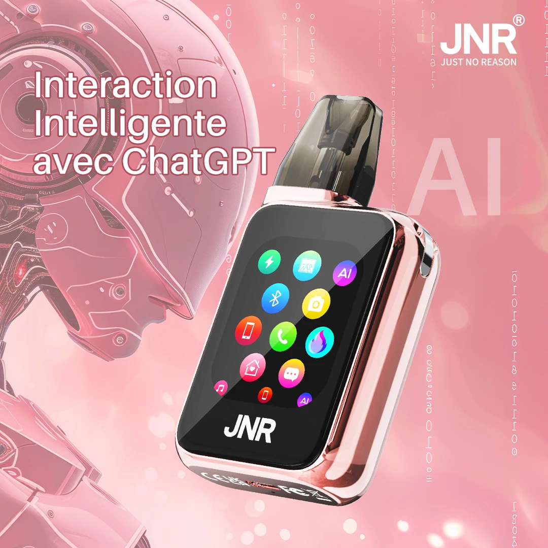 JNR Flux Pro vape intelligente avec interaction IA